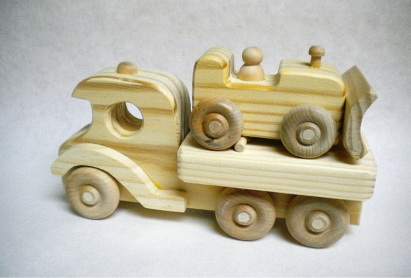 Flat bed with Dozer