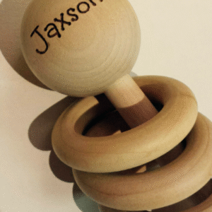 Baby Rattle Engraved